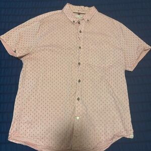Sovereign Code Men's Casual Pink Button Down Shirt